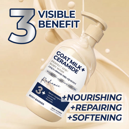 GOAT MILK + CERAMIDE PERFECT BARRIER SERUM BODY WASH
